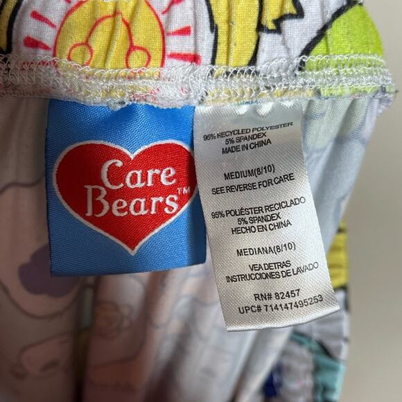 CARE BEARS Colorful Women's Sleep Joggers Size Medium Kidcore Loungewear - Picture 4 of 4